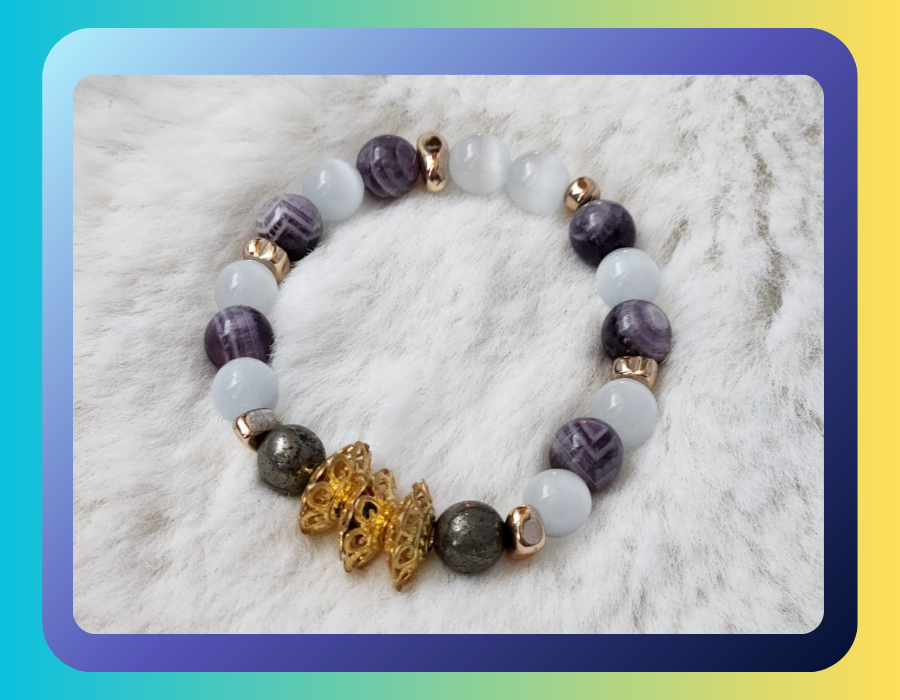 Fashion & Accessories - Amethyst, Selenite, Pyrite Design