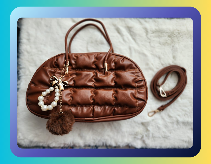 Handbag - Brown Chic Design