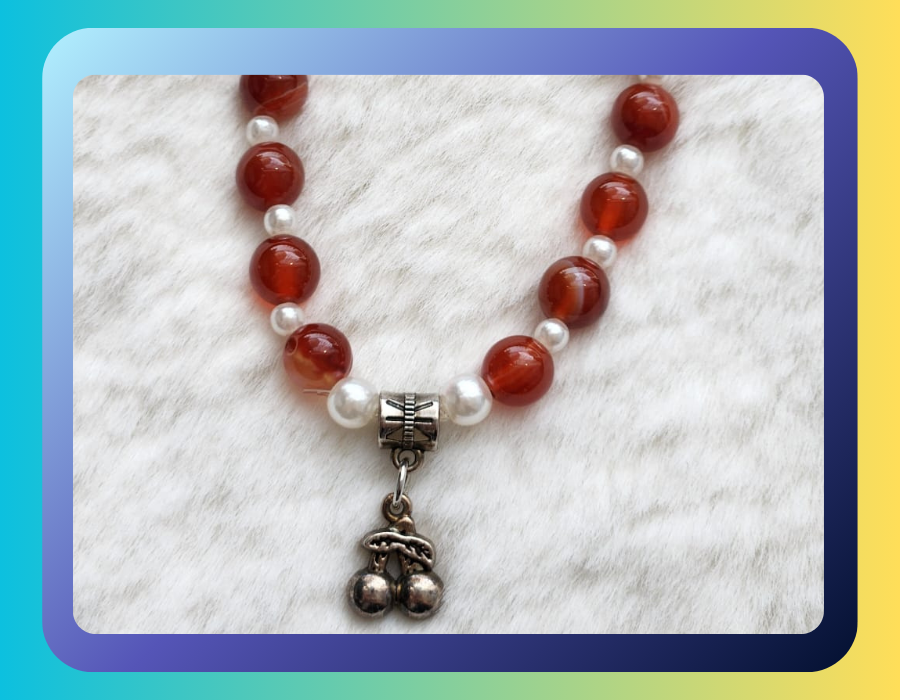 Fashion & Accessories - Carnelian with Cherry Design