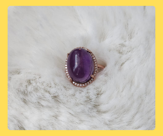 Fashion & Accessories - Amethyst Ring