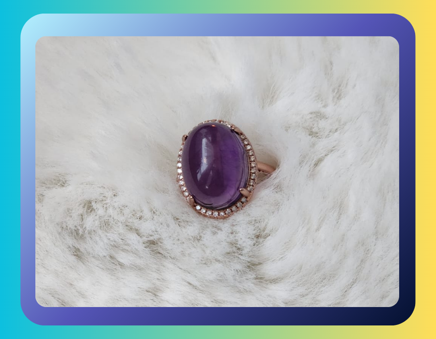 Fashion & Accessories - Amethyst Ring