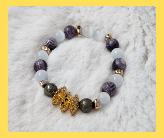 Fashion & Accessories - Amethyst, Selenite, Pyrite Design