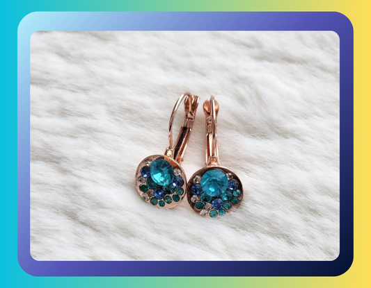 Fashion & Accessories - Ocean Blue Earrings