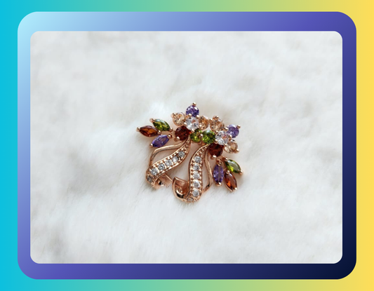 Fashion & Accessories - Flower Stone Earrings