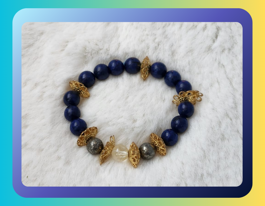 Fashion & Accessories - Lapis Lazuli & Pyrite Design