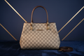 Monogram Structured Tote Handbag