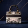 Toile de Jouy World Map Mini Bag